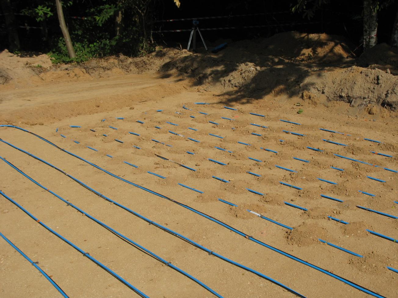 réseau capteurs géothermiques