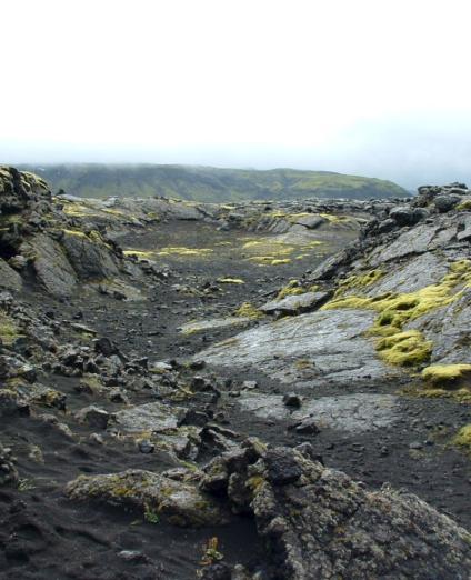 Paysage lunaire d'Islande