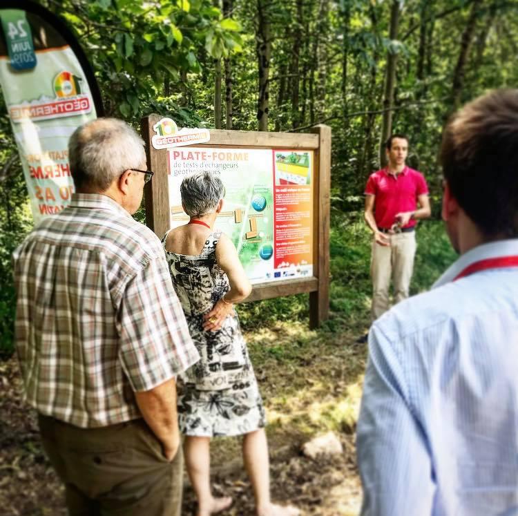 visite de la plateforme géothermie